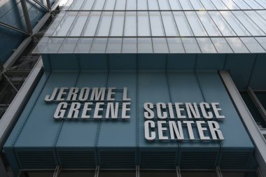 NEW YORK, NY - 28 Temmuz 2024 'te New York' taki Columbia Üniversitesi 'nde Jerome L. Greene Bilim Merkezi.