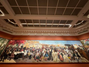 NEW YORK NY - 28 Temmuz 2024 'te New York' taki Hispanik Society Museum & Library 'de sergi.