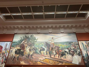 NEW YORK NY - 28 Temmuz 2024 'te New York' taki Hispanik Society Museum & Library 'de sergi.