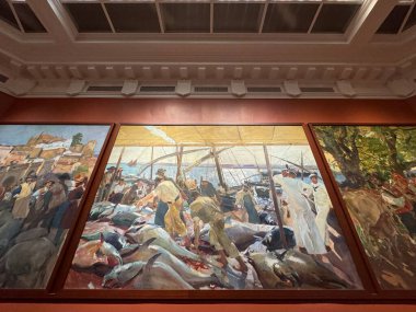 NEW YORK NY - 28 Temmuz 2024 'te New York' taki Hispanik Society Museum & Library 'de sergi.