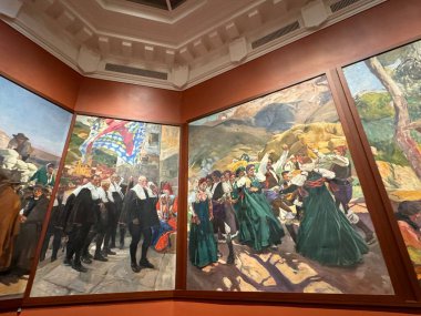 NEW YORK NY - 28 Temmuz 2024 'te New York' taki Hispanik Society Museum & Library 'de sergi.