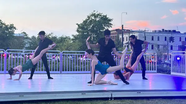 Stock image NEW CANAAN CT - JUL 30: Fairfield County Dance Festival at the New Canaan Library lawn in Connecticut, as seen on July 30, 2024.