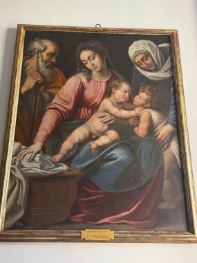 EL ESCORIAL, SPAIN - 15 AUG: Palacio de los Avusturya İspanya 'da Madrid yakınlarındaki San Lorenzo de El Escorial Kraliyet Alanında, 15 Ağustos 2024' te görüldüğü gibi.