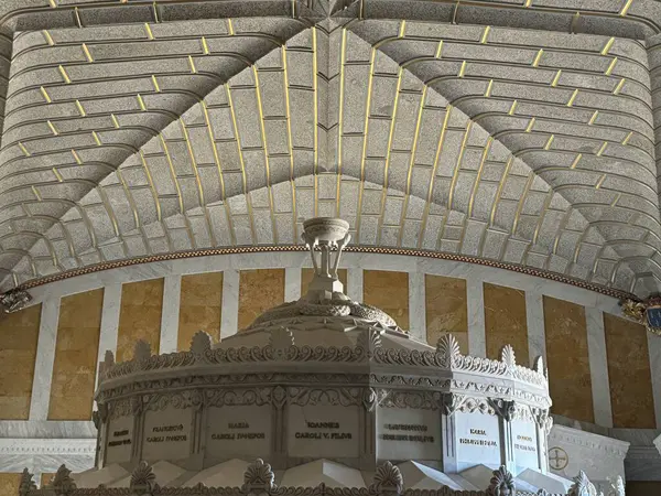 stock image EL ESCORIAL, SPAIN - AUG 15: Pantheon of The Kings at the Royal Site of San Lorenzo de El Escorial near Madrid in Spain, as seen on Aug 15, 2024.