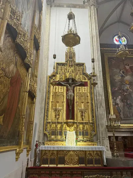 stock image MADRID, SPAIN - AUG 11: Church of San Jeronimo el Real in Madrid, Spain, as seen on Aug 11, 2024.