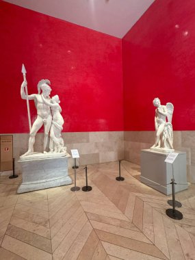 MADRID, SPAIN - 11 AUG: Madrid, İspanya 'daki Del Prado Müzesi' nde sergi, 11 Ağustos 2024.