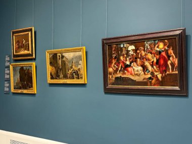 MADRID, SPAIN - 11 AUG: Madrid, İspanya 'daki Del Prado Müzesi' nde sergi, 11 Ağustos 2024.