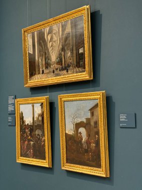 MADRID, SPAIN - 11 AUG: Madrid, İspanya 'daki Del Prado Müzesi' nde sergi, 11 Ağustos 2024.