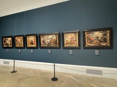 MADRID, SPAIN - 11 AUG: Madrid, İspanya 'daki Del Prado Müzesi' nde sergi, 11 Ağustos 2024.