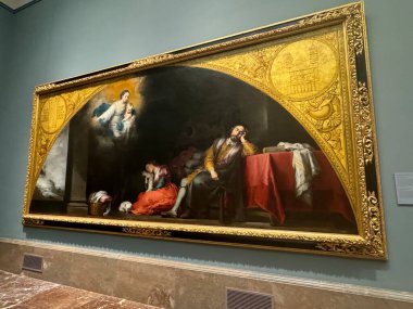 MADRID, SPAIN - 11 AUG: Madrid, İspanya 'daki Del Prado Müzesi' nde sergi, 11 Ağustos 2024.