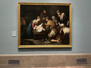 MADRID, SPAIN - 11 AUG: Madrid, İspanya 'daki Del Prado Müzesi' nde sergi, 11 Ağustos 2024.