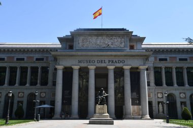 MADRID, SPAIN - AUG 11: Museo Del Prado in Madrid, Spain, as seen on Aug 11, 2024. clipart