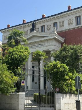MADRID, SPAIN - 11 AUG İspanya Kraliyet Akademisi Madrid 'de, 11 Ağustos 2024' te görüldüğü gibi.