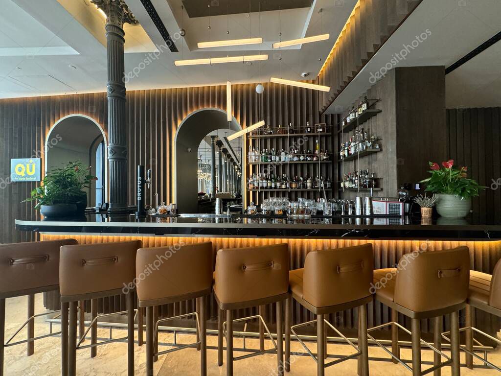 MADRID, SPAIN - AUG 18: JW Marriott Madrid hotel in Madrid, Spain, as seen on Aug 18, 2024.