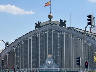 MADRID, İspanya - 12 AUG Madrid Atocha İstasyonu, 12 Ağustos 2024.