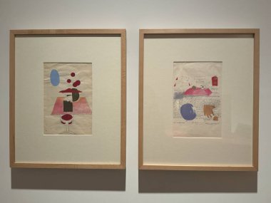 MADRID, SPAIN - 12 AUG: Madrid, İspanya 'daki Reina Sofia Müzesi' nde sergi, 12 Ağustos 2024.