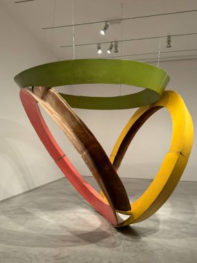 MADRID, SPAIN - 12 AUG: Madrid, İspanya 'daki Reina Sofia Müzesi' nde sergi, 12 Ağustos 2024.