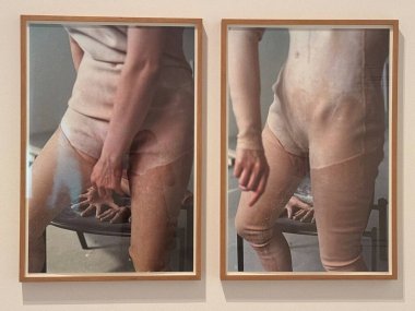 MADRID, SPAIN - 12 AUG: Madrid, İspanya 'daki Reina Sofia Müzesi' nde sergi, 12 Ağustos 2024.