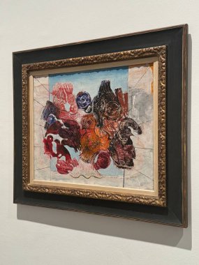 MADRID, SPAIN - 12 AUG: Madrid, İspanya 'daki Reina Sofia Müzesi' nde sergi, 12 Ağustos 2024.