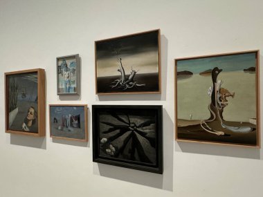 MADRID, SPAIN - 12 AUG: Madrid, İspanya 'daki Reina Sofia Müzesi' nde sergi, 12 Ağustos 2024.