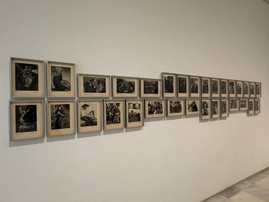 MADRID, SPAIN - 12 AUG: Madrid, İspanya 'daki Reina Sofia Müzesi' nde sergi, 12 Ağustos 2024.