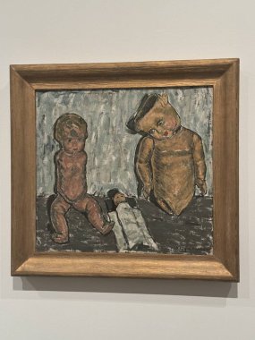 MADRID, SPAIN - 12 AUG: Madrid, İspanya 'daki Reina Sofia Müzesi' nde sergi, 12 Ağustos 2024.