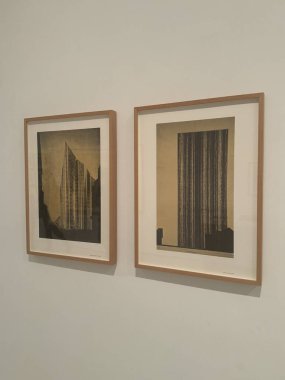 MADRID, SPAIN - 12 AUG: Madrid, İspanya 'daki Reina Sofia Müzesi' nde sergi, 12 Ağustos 2024.