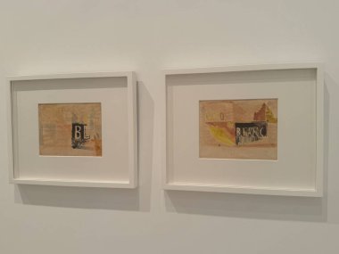 MADRID, SPAIN - 12 AUG: Madrid, İspanya 'daki Reina Sofia Müzesi' nde sergi, 12 Ağustos 2024.