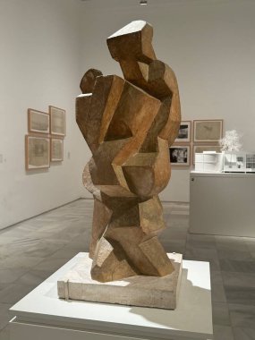 MADRID, SPAIN - 12 AUG: Madrid, İspanya 'daki Reina Sofia Müzesi' nde sergi, 12 Ağustos 2024.