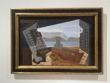 MADRID, SPAIN - 12 AUG: Madrid, İspanya 'daki Reina Sofia Müzesi' nde sergi, 12 Ağustos 2024.