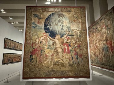 MADRID, SPAIN - 12 AUG: 12 Ağustos 2024 'te İspanya' nın Madrid kentindeki Kraliyet Koleksiyonları Galerisinde görüldüğü gibi.