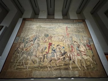 MADRID, SPAIN - 12 AUG: 12 Ağustos 2024 'te İspanya' nın Madrid kentindeki Kraliyet Koleksiyonları Galerisinde görüldüğü gibi.