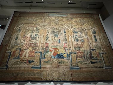 MADRID, SPAIN - 12 AUG: 12 Ağustos 2024 'te İspanya' nın Madrid kentindeki Kraliyet Koleksiyonları Galerisinde görüldüğü gibi.