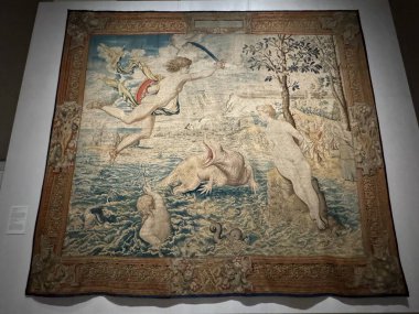 MADRID, SPAIN - 12 AUG: 12 Ağustos 2024 'te İspanya' nın Madrid kentindeki Kraliyet Koleksiyonları Galerisinde görüldüğü gibi.