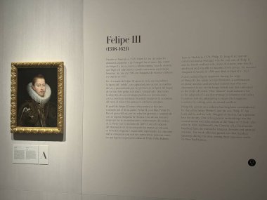 MADRID, SPAIN - 12 AUG: 12 Ağustos 2024 'te İspanya' nın Madrid kentindeki Kraliyet Koleksiyonları Galerisinde görüldüğü gibi.