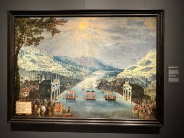 MADRID, SPAIN - 12 AUG: 12 Ağustos 2024 'te İspanya' nın Madrid kentindeki Kraliyet Koleksiyonları Galerisinde görüldüğü gibi.