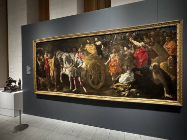 MADRID, SPAIN - 12 AUG: 12 Ağustos 2024 'te İspanya' nın Madrid kentindeki Kraliyet Koleksiyonları Galerisinde görüldüğü gibi.