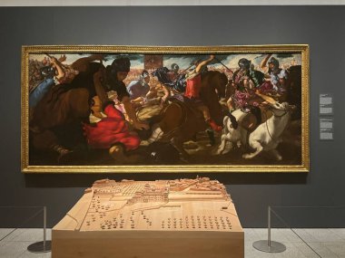 MADRID, SPAIN - 12 AUG: 12 Ağustos 2024 'te İspanya' nın Madrid kentindeki Kraliyet Koleksiyonları Galerisinde görüldüğü gibi.