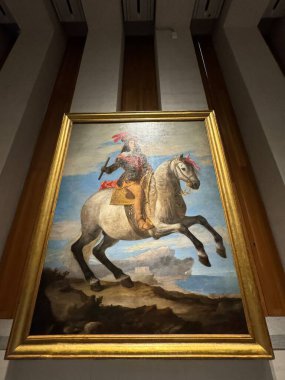 MADRID, SPAIN - 12 AUG: 12 Ağustos 2024 'te İspanya' nın Madrid kentindeki Kraliyet Koleksiyonları Galerisinde görüldüğü gibi.