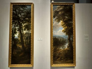 MADRID, SPAIN - 12 AUG: 12 Ağustos 2024 'te İspanya' nın Madrid kentindeki Kraliyet Koleksiyonları Galerisinde görüldüğü gibi.