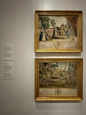 MADRID, SPAIN - 12 AUG: 12 Ağustos 2024 'te İspanya' nın Madrid kentindeki Kraliyet Koleksiyonları Galerisinde görüldüğü gibi.