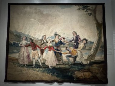 MADRID, SPAIN - 12 AUG: 12 Ağustos 2024 'te İspanya' nın Madrid kentindeki Kraliyet Koleksiyonları Galerisinde görüldüğü gibi.