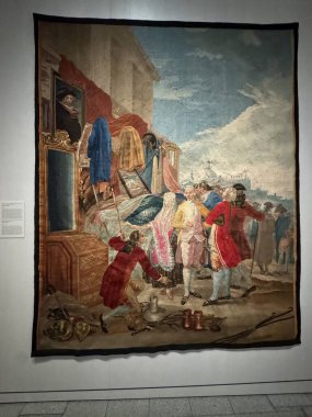 MADRID, SPAIN - 12 AUG: 12 Ağustos 2024 'te İspanya' nın Madrid kentindeki Kraliyet Koleksiyonları Galerisinde görüldüğü gibi.