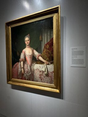 MADRID, SPAIN - 12 AUG: 12 Ağustos 2024 'te İspanya' nın Madrid kentindeki Kraliyet Koleksiyonları Galerisinde görüldüğü gibi.