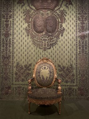 MADRID, SPAIN - 12 AUG: 12 Ağustos 2024 'te İspanya' nın Madrid kentindeki Kraliyet Koleksiyonları Galerisinde görüldüğü gibi.