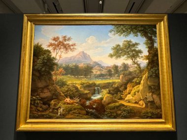 MADRID, SPAIN - 12 AUG: 12 Ağustos 2024 'te İspanya' nın Madrid kentindeki Kraliyet Koleksiyonları Galerisinde görüldüğü gibi.