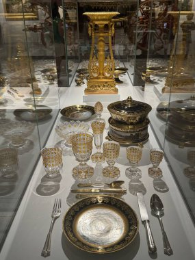 MADRID, SPAIN - 12 AUG: 12 Ağustos 2024 'te İspanya' nın Madrid kentindeki Kraliyet Koleksiyonları Galerisinde görüldüğü gibi.