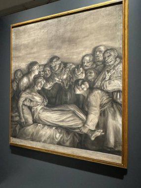 MADRID, SPAIN - 12 AUG: 12 Ağustos 2024 'te İspanya' nın Madrid kentindeki Kraliyet Koleksiyonları Galerisinde görüldüğü gibi.