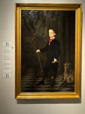 MADRID, SPAIN - 12 AUG: 12 Ağustos 2024 'te İspanya' nın Madrid kentindeki Kraliyet Koleksiyonları Galerisinde görüldüğü gibi.