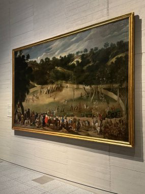 MADRID, SPAIN - 12 AUG: 12 Ağustos 2024 'te İspanya' nın Madrid kentindeki Kraliyet Koleksiyonları Galerisinde görüldüğü gibi.